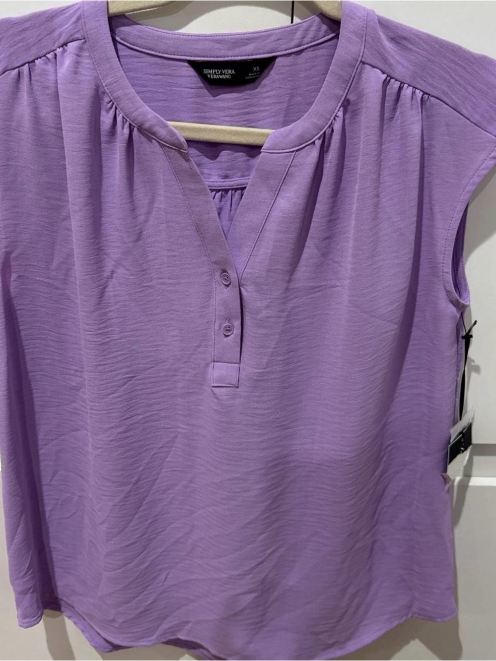 Women's Simply Vera Vera Wang Dolman Popover Top - Picture 2 of 3